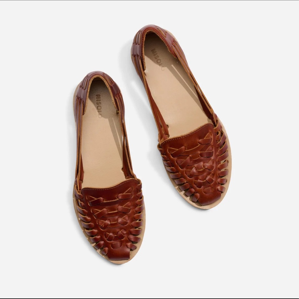 Nisolo Women's Huarache Sandal Brandy
